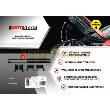 Амортизаторы капота АвтоУПОР (2 шт.) Changan CS55 Plus (2021-)/Changan CS55 (2019-)
