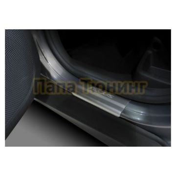 Накладки порогов AutoMax (4 шт.) для Ford Focus 2014-