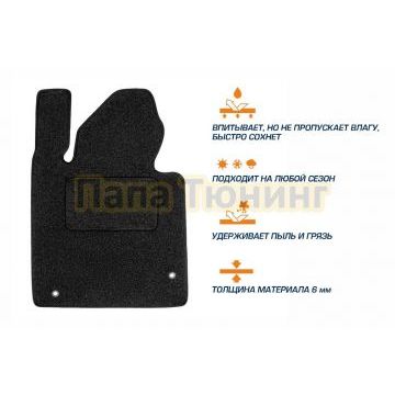 Текстильные коврики салона AutoFlex Business для Jetour X90 Plus 5 мест 2021- цвет графит