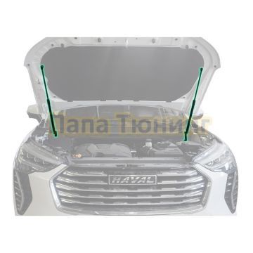 Комплект упоров капота Pneumatic Haval Jolion (2021-)