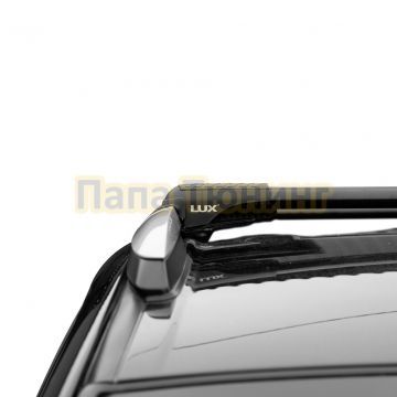 Багажная система LUX ХАНТЕР L54-B черная на классические рейлинги для Volvo XC70 III 2007-2016
