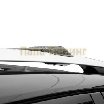 Багажная система LUX ХАНТЕР L54-B черная на классические рейлинги для Volvo XC70 III 2007-2016