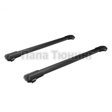 Багажная система LUX ХАНТЕР L54-B черная на классические рейлинги для Volvo XC70 III 2007-2016