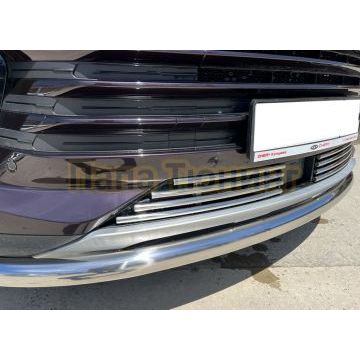 Решетка передняя нижняя d16 Папа Тюнинг для Exeed TXL 2021-