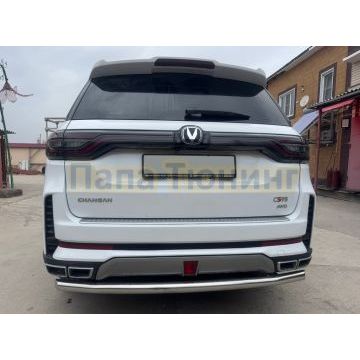 Защита заднего бампера Папа Тюнинг d60 для CHANGAN CS95 2023-