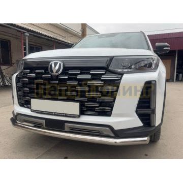 Защита переднего бампера  Папа Тюнинг d60 для CHANGAN CS95 2023-