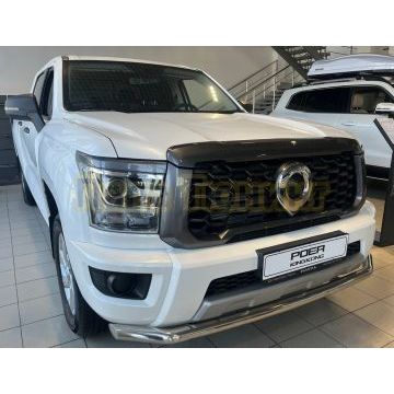 Защита переднего бампера  Папа Тюнинг d60 для Great Wall Poer KingKong 2023-