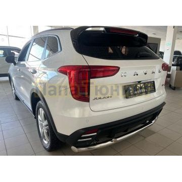 Защита заднего бампера  двойная  Папа Тюнинг d60/42 для Haval Jolion 2024-
