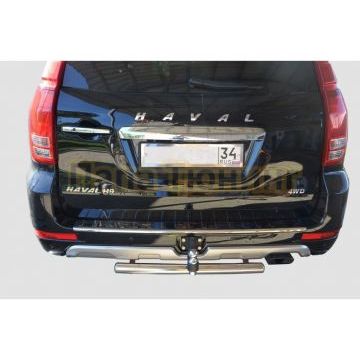 Защита заднего бампера d60 для Haval H9 2018-2024