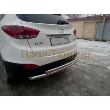 Защита заднего бампера d60/42 для Hyundai IX 35 2010-2015