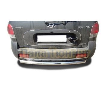 Защита заднего бампера (радиус) d53 для Hyundai Santa Fe Classic 2000-2012