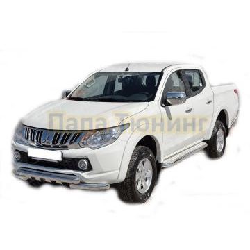 Защита переднего бампера (G ) d76 для Mitsubishi L200 2015-2019