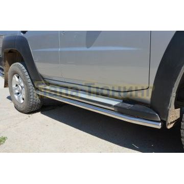 Защита штатного порога d53 для Nissan Patrol 1997-2010 Защита штатного порога d53 для Nissan Patrol 1997-2010