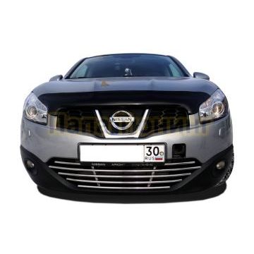 Решетка передняя d16 для Nissan Qashqai 2007-2010 Решетка передняя d16 для Nissan Qashqai 2007-2010