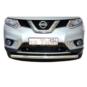 Защита переднего бампера (радиус) d60 для Nissan X-trail 2015-2018 (Т32)