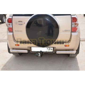 Защита заднего бампера d76 для Suzuki Grand Vitara 3D 2005-2012