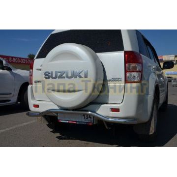 Защита заднего бампера (волна) d60 для Suzuki Grand Vitara 2013-2015 Защита заднего бампера (волна) d60 для Suzuki Grand Vitara 2013-2015
