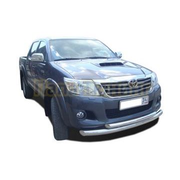 Защита переднего бампера d 76/60 для Toyota Hilux 2011-2015
