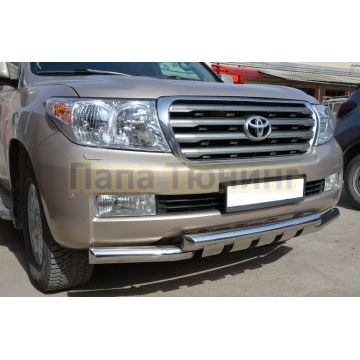 Защита переднего бампера (G) d76 для Toyota Land Cruiser 200 2007-2011