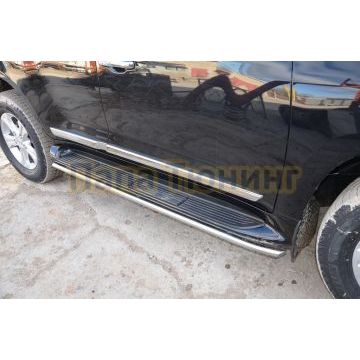 Защита штатного порога под порог d42 для Toyota Land Cruiser 200 2015-2018 Защита штатного порога под порог d42 для Toyota Land Cruiser 200 2015-2018