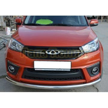 Защита переднего бампера d60 для Chery Tiggo 3 2017-