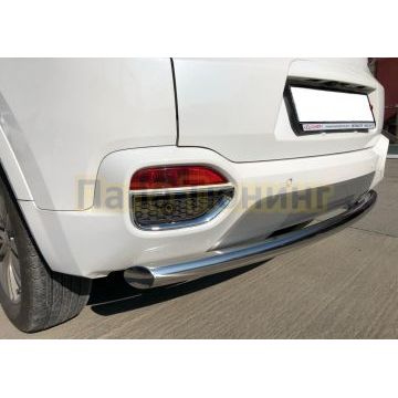 Защита заднего бампера d60 для Chery Tiggo 4 2018-2024