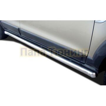 Защита штатного порога d60 для Chevrolet Captiva 2006-2011