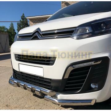 Защита переднего бампера G d60/60 для Citroen SpaceTourer 2018-