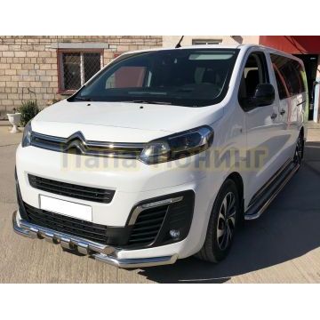 Защита переднего бампера G d60/60 для Citroen SpaceTourer 2018-