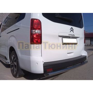 Защита задняя бампера d60 для Citroen SpaceTourer 2018-