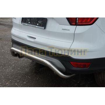 Защита заднего бампера скоба d60 для Ford Kuga 2016- Защита заднего бампера скоба d60 для Ford Kuga 2016-