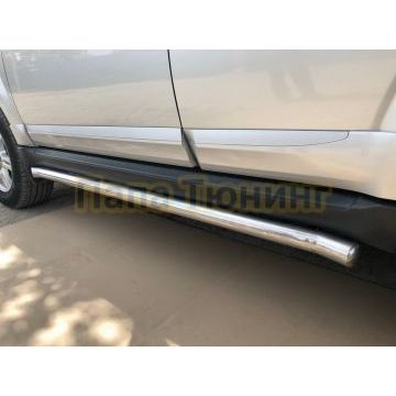 Защита штатного порога d60 для Great Wall Hover H3 2009-2014