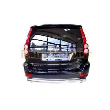 Защита заднего бампера d60 для Great Wall Hover H3 2014-