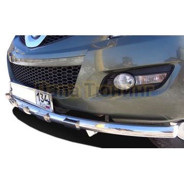 Защита переднего бампера с зубьями d60 для Great Wall Hover H5 2010-2015