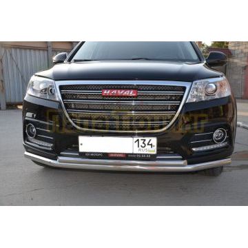 Защита переднего бампера d53/42 для Haval H6 2017-