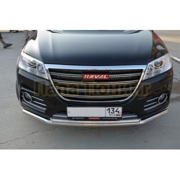 Защита переднего бампера d53/42 для Haval H6 2017-