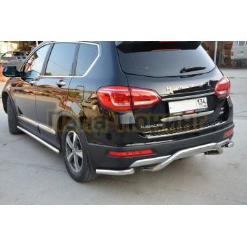 Защита заднего бампера скоба d53 для Haval H6 2017-
