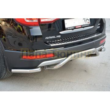 Защита заднего бампера скоба d53 для Haval H6 2017-