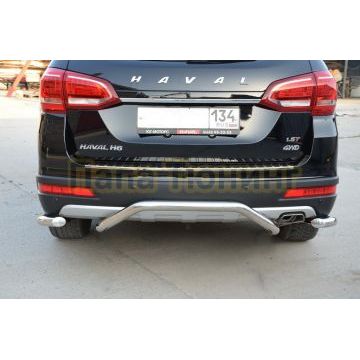 Защита заднего бампера скоба d53 для Haval H6 2017-