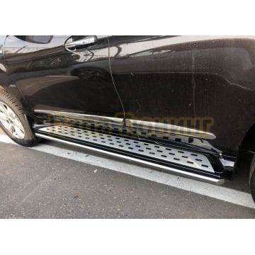 Защита штатного порога d60 для Haval H9 2018-2024