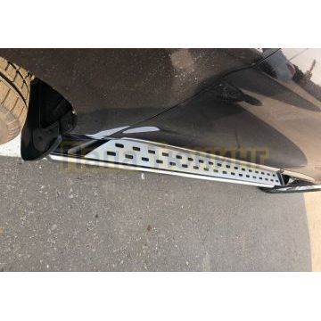 Защита штатного порога d60 для Haval H9 2018-2024