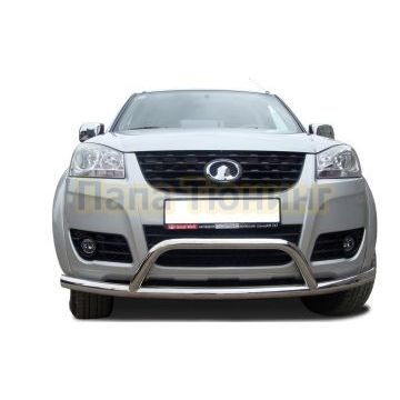 Защита переднего бампера радиус+низкая скоба d60 для Great Wall Wingle 5 2011-2015 Защита переднего бампера радиус+низкая скоба d60 для Great Wall Wingle 5 2011-2015