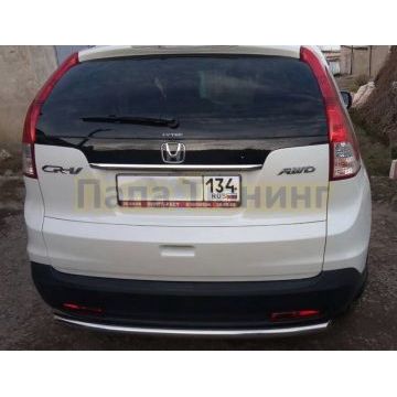 Защита заднего бампера d53 для Honda CR-V 2012-2014