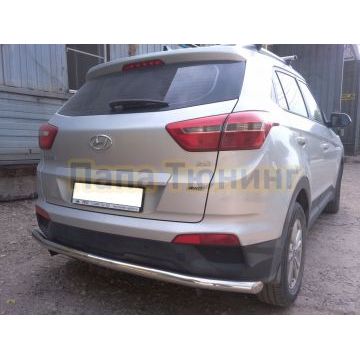 Защита заднего бампера d60 для Hyundai Creta 2016-2021