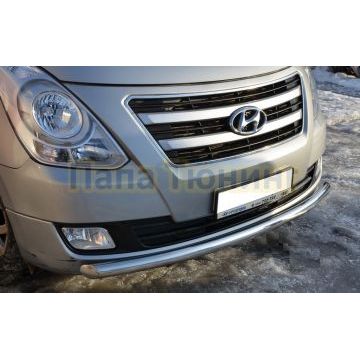 Защита переднего бампера d60 для Hyundai H-1 Grand Starex 2015-2018
