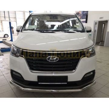 Защита переднего бампера d60 для Hyundai H-1 Grand Starex 2018-