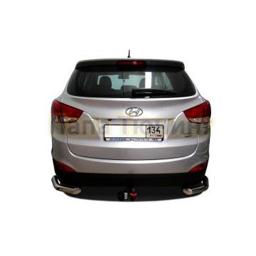Защита заднего бампера угл.короткая d60 для Hyundai IX 35 2010-2015
