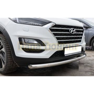 Защита переднего бампера d60 для Hyundai Tucson 2015-2018