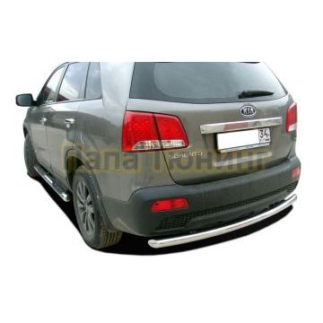 Защита заднего бампера труба (радиус) d60 для Kia Sorento 2009-2012