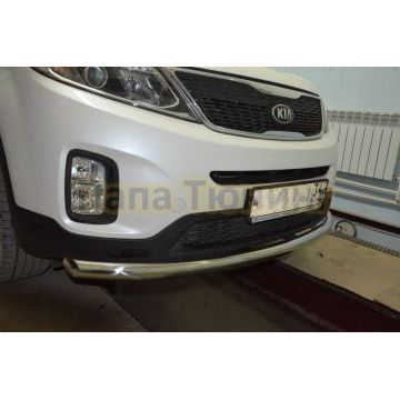 Защита переднего бампера d60 для Kia Sorento 2012-